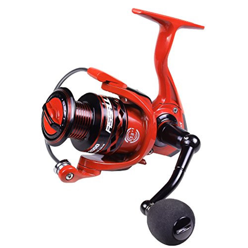 TURBO FISHING(ターボフィッシング) スピニングリール フェラーリレッド 13+1BB EVAノブグリップ 最大ドラグ力8.5kg 軽量 500/1000/2000/3000/4000/5000/6000