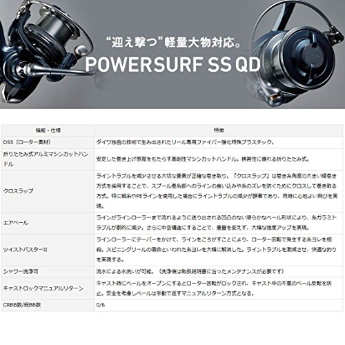 ダイワ リール 18 パワーサーフ SS 3500QD