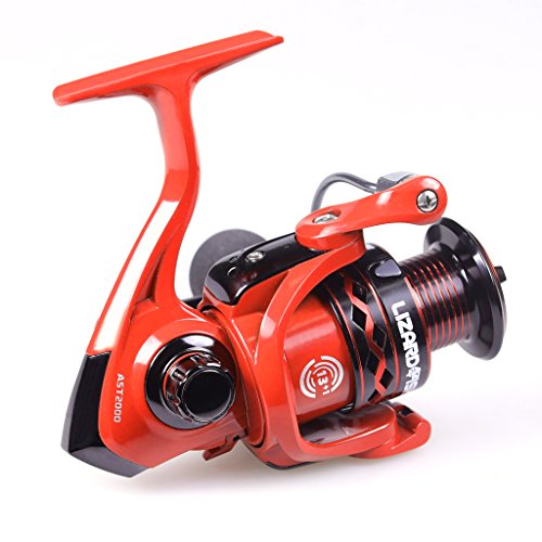 TURBO FISHING(ターボフィッシング) スピニングリール フェラーリレッド 13+1BB EVAノブグリップ 最大ドラグ力8.5kg 軽量 500/1000/2000/3000/4000/5000/6000