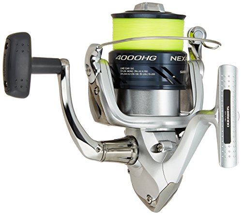 シマノ(SHIMANO) リール スピニングリール 18 ネクサーブ 4000HG ナイロン 4号糸付 150m