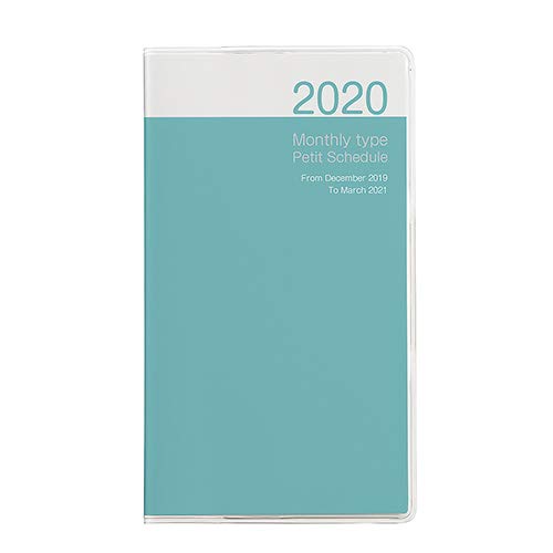 ナカバヤシ 手帳 2020 プチスケジュール2020 マンスリー ブルー PSV-002-20B