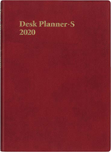博文館 手帳 2020年 B6 ウィークリー デスクプランナー スピン付き 赤 No.204 (2020年 1月始まり)