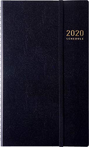 高橋 手帳 2020年 A5変型 ウィークリー リングダイアリー スリム レフト 黒 No.91 (2019年 12月始まり)