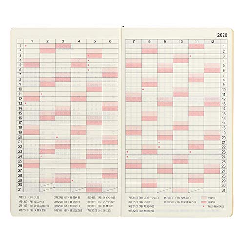 伊東屋 20 12月始まり オリジナル24時間手帳 レッド