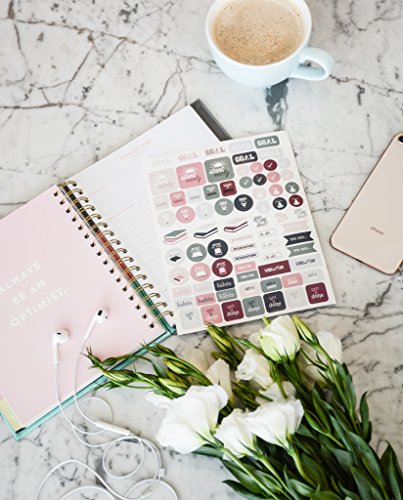 Happy plannerステッカーセット。毎月、Weekly & Daily Plannerステッカー20シートのセット1 , 000 +ステッカーfor Women