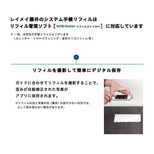 レイメイ藤井 ダヴィンチ 手帳用リフィル 2018年 (2017年12月始まり) ウィークリー A5 2週間 DAR1803