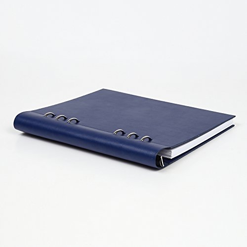 ファイロファックス クリップブック　レザー調　バインダー　A5　Navy　filofax　バインダー　 026018