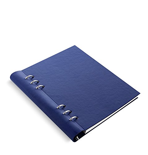 ファイロファックス クリップブック　レザー調　バインダー　A5　Navy　filofax　バインダー　 026018