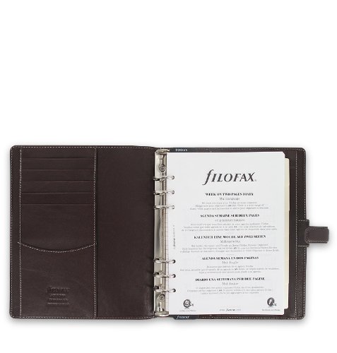 ファイロファックス ホルボーン Holborn A5 black ファイロファックス Filofax 〔並行輸入品〕