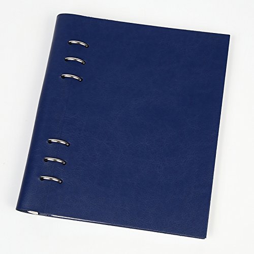 ファイロファックス クリップブック　レザー調　バインダー　A5　Navy　filofax　バインダー　 026018