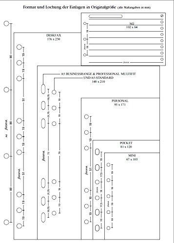 ファイロファックス システム手帳 リフィル バイブル メモ 横罫 無地 カラーアソート 130502 正規輸入品