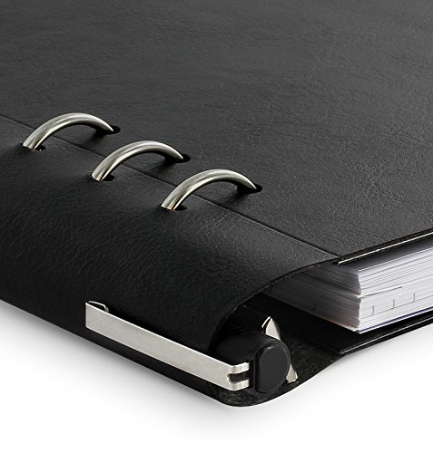 クリップブック レザー調 バインダー A5 Black ファイロファックス filofax バインダー 023611 システム手帳 ダイアリー ノート 〔並行輸入品〕