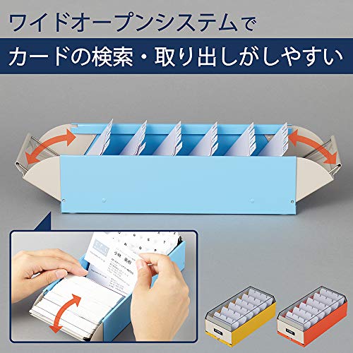 カール事務器 カードケース 名刺ケース 600枚 オレンジ CFC-600-O