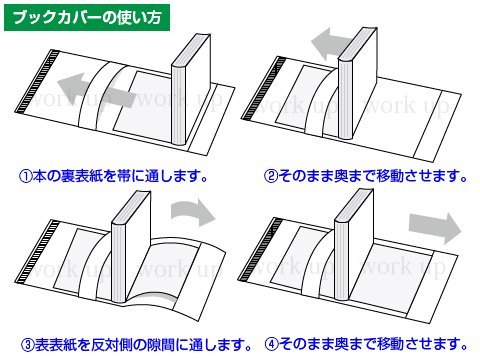 【100枚】透明ブックカバー B5同人誌・実用書・週刊誌用 40ミクロン厚（厚口）470x260mm【国産】