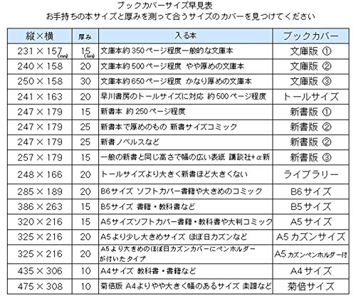 お手入れいらずのリサイクルレザー文庫版ブックカバー②（～500ページまで対応/キャメル)