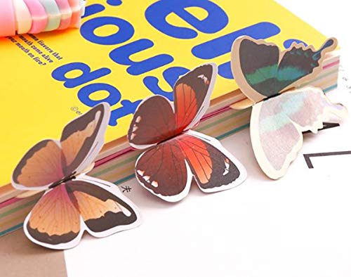 ブック マーク しおり 蝶々 モチーフ 立体 ３Ｄ １４ 種類 セット プレゼントにも！