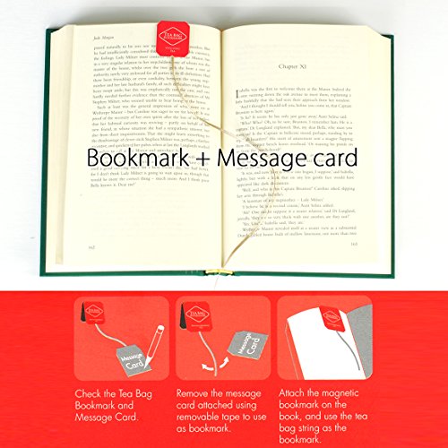 MARSMERS しおり ブックマーク Tea Bag Bookmarks レッド MARSA00303