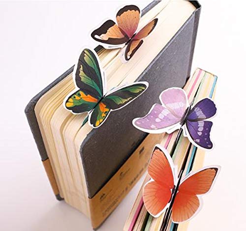 ブック マーク しおり 蝶々 モチーフ 立体 ３Ｄ １４ 種類 セット プレゼントにも！