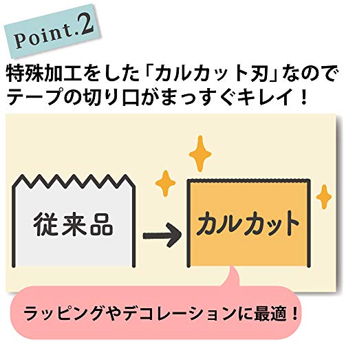 コクヨ マスキングテープカッター カルカット クリップタイプ 20~25mm幅用 パステルイエロー 2個 T-SM401LYX2