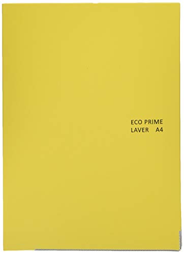 バインダー a4 クリップ エコ ファイル 書類整理 6カラー オフィス用品 文房具 事務用品(yellow)