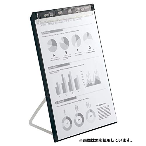 リヒトラブ クリップボード スタンド付き A4 クリヤー A5167-1