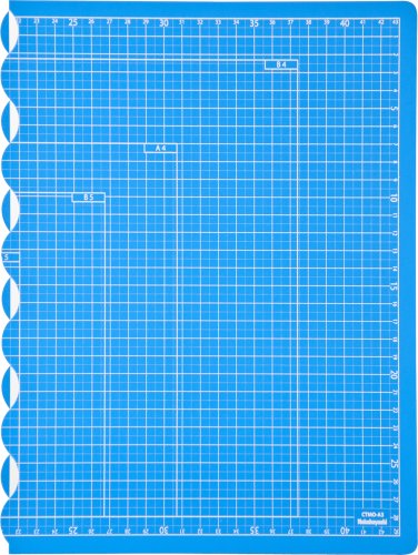 ナカバヤシ カッターマット 折りたたみカッティングマット A3 スカイブルー CTMO-A3SB