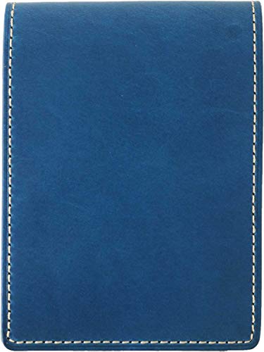 メモホルダー RHODIA#11用 イタリアンレザー ポケット付き 男女兼用ギフト BT 本革 ブルー INL-3603 スリップオン