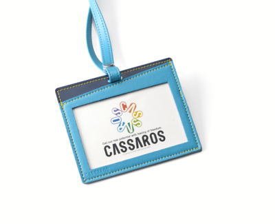 CASSAROS キャサロス IDカ-ドケ-ス ターコイズブルー CAID-11