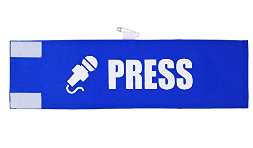 【Amazon限定】PRESS 腕章専門.com 腕章 ビックシルエット 冠婚葬祭 取材 記者会見 報道 マスコミ 新聞 テレビ イベント等で役立つ