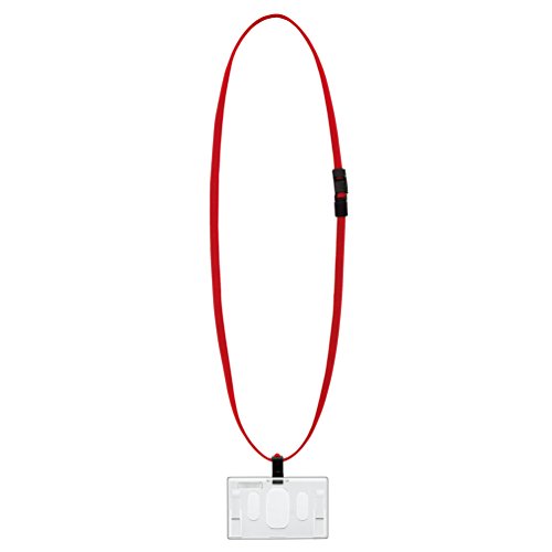 コクヨ 吊り下げ名札セット アイドプラス ハードケース IDカードサイズ 赤 ナフ-S280R