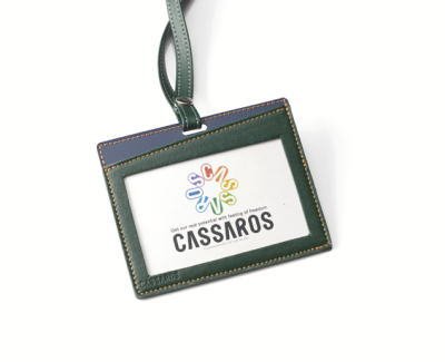 CASSAROS キャサロス IDカ-ドケ-ス ボトルグリーン CAID-4