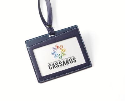 CASSAROS キャサロス IDカ-ドケ-ス パープルネイビー CAID-6