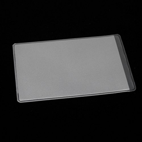 (Aideaz) 両面 ダブル ポケット 薄型 防磁 ビニール ID カード ケース スリーブ ホルダー (横挿入 300枚)
