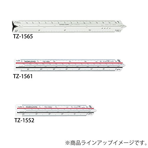 コクヨ 三角スケール 竹芯 副尺付 30cm TZ-1512