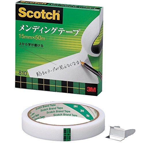 3M スコッチ テープ メンディングテープ 15mm×50m 大巻 810-3-15