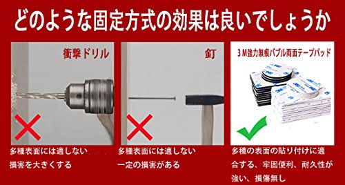 TyUan 壁用 超強力両面テープ はがせる 幅広7.5x6.5cm 厚0.3cm #PM12 白