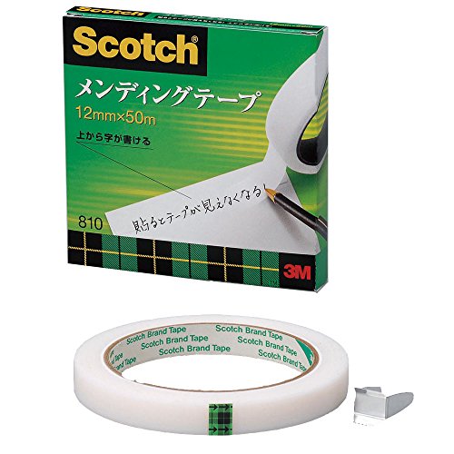 3M スコッチ テープ メンディングテープ 12mm×50m 大巻 810-3-12