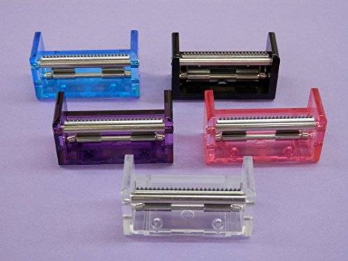 新色！くるりんカッターユニット（1箱2個入り）カラー：ブルー お持ちのテープカッターで折り返しタブが自動で作れる！