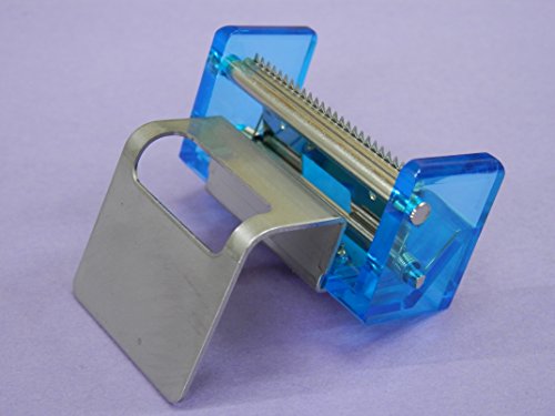 ！新色！くるりんカッターユニット（1箱2個入り）カラー：クリアー お持ちのテープカッターで折り返しタブが自動で作れる！