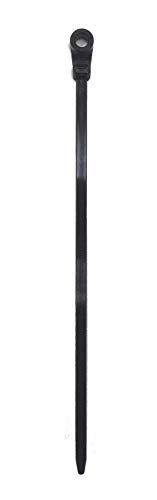 エスジー工業 クランプタイ ビス幅広固定タイプ(ビスM5用) 耐候耐熱 長さ175mm 黒色 SG-CM175W(500本入り)