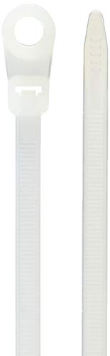 エスジー工業 クランプタイ ビス幅広固定タイプ(ビスM5用) 長さ100mm 乳白色 SG-CM100(500本入り)