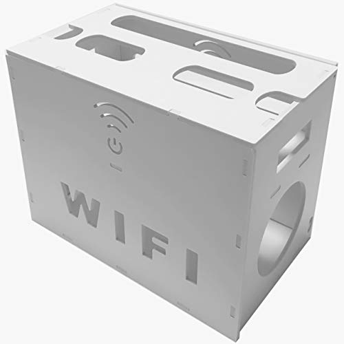 3world ルーター 電源 タップ ケーブル 収納ボックス 大 SW823 wi-fi