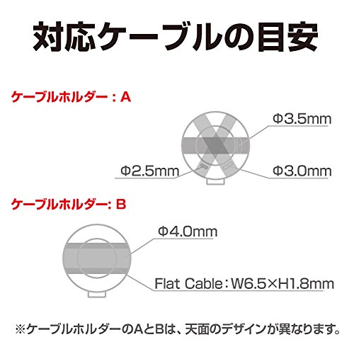 星光産業 クリップ フック 車用 マグネットケーブルホルダー EC-204