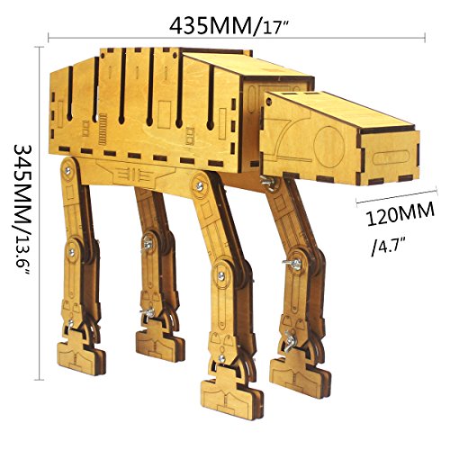 スター・ウォーズ AT-ATロボット 電源タップ 収納ボックス 天然木製 DIYセルフ組み立て収納