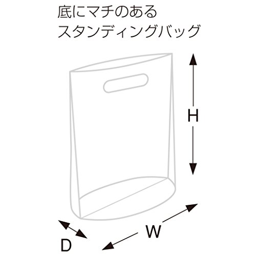 タカ印 ギフトバッグ スタンドパック 大 100枚 50-3910