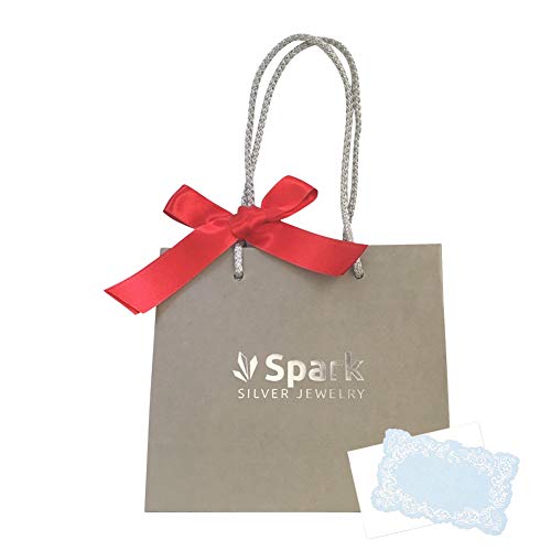 Spark(スパーク) ギフトバッグ 紙袋 プレゼント ラッピング 手提げ リボン レッド カード Blue Bird S