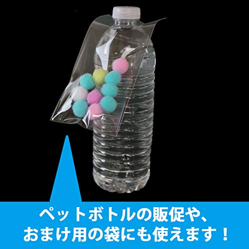 ペットボトル用OPP袋 【ぶら下げタイプ】 70x150mm 40ミクロン厚 【100枚】