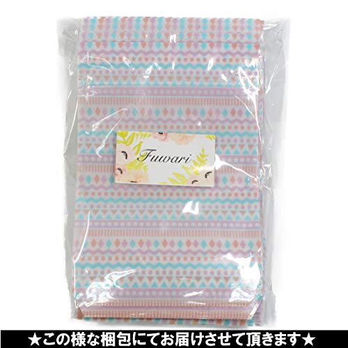 【Fuwari】 ジッパーバック ジッパー付袋 自立型 チャック付 マチ付き 50枚 お菓子 ギフトバッグ ラッピング 包装袋 プレゼント 用 Z-S (Ⓒ)