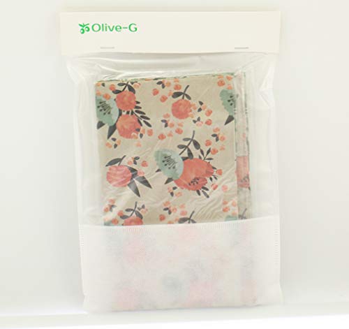 Olive-G 花柄 紙袋 4種類 プレゼント ラッピング 包装に 留めシール付き
