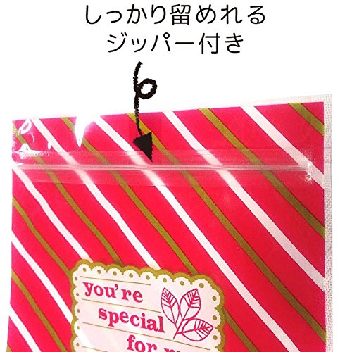 ナカトシ ジッパー付クリアギフトバッグ2P 12pack